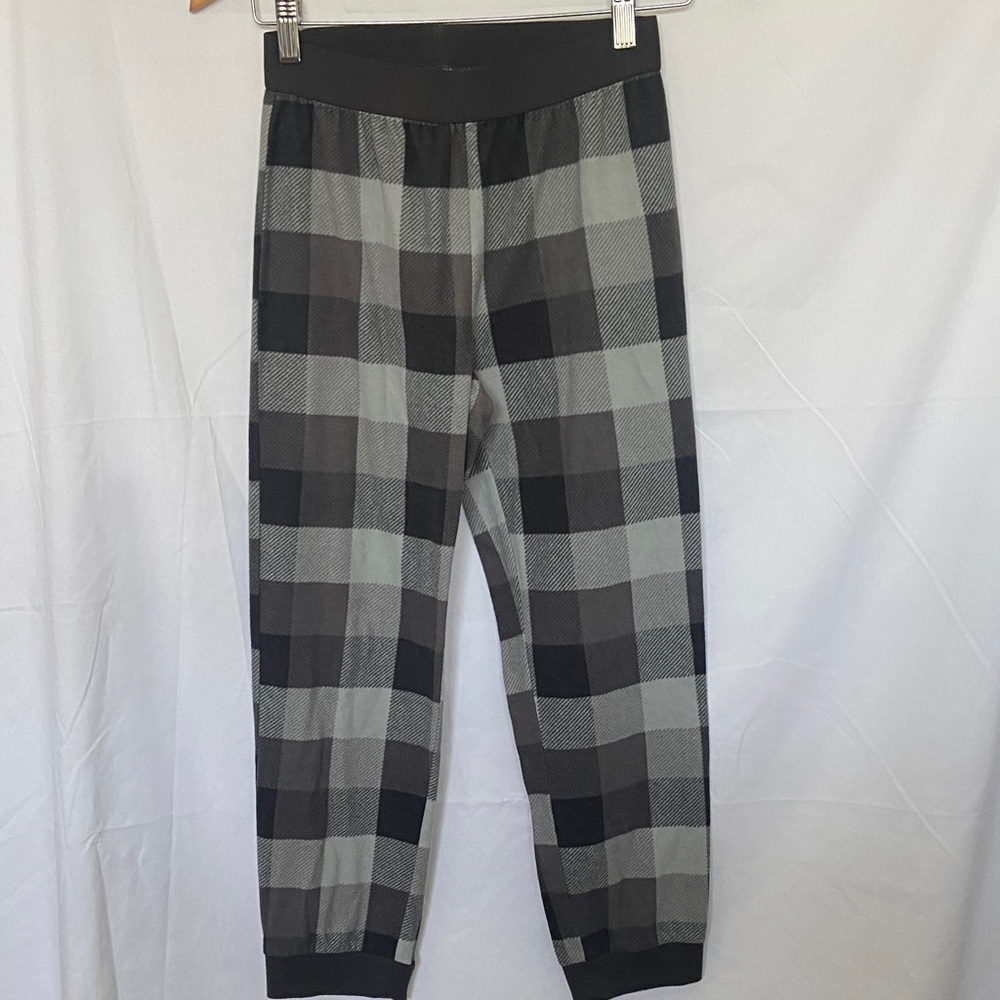 Kids Checkered flannel jogger 12